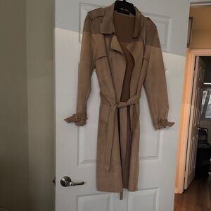 Zara Classic Camel Trench Coat